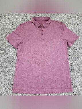 Lululemon Evolution Short Sleeve Polo Shirt Mens Large